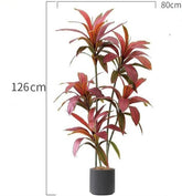 Plante Artificielle Dracaena Colorée - Haut de Gamme