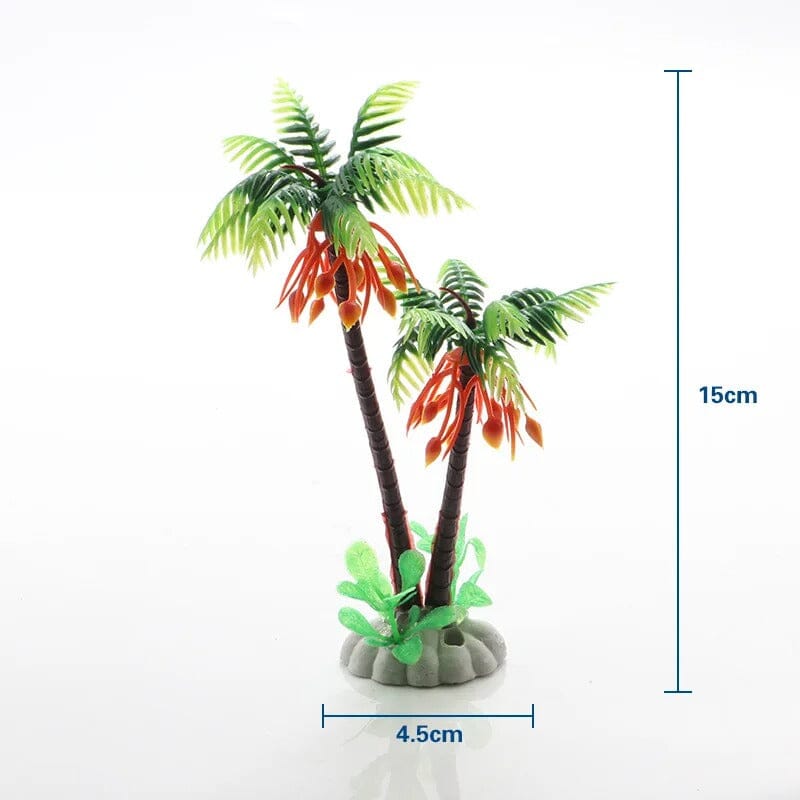 Plante artificielle pour aquarium 15 cm – Palmier