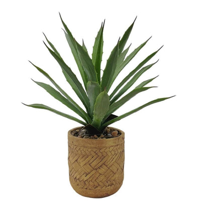 Plante Artificielle Réaliste Agave en Pot