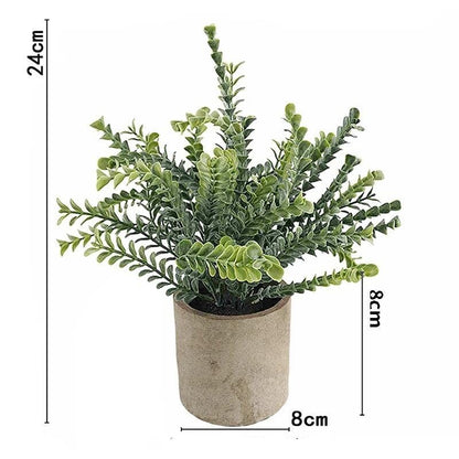 Plante Artificielle Selaginella en Pot - Décoration Intérieure