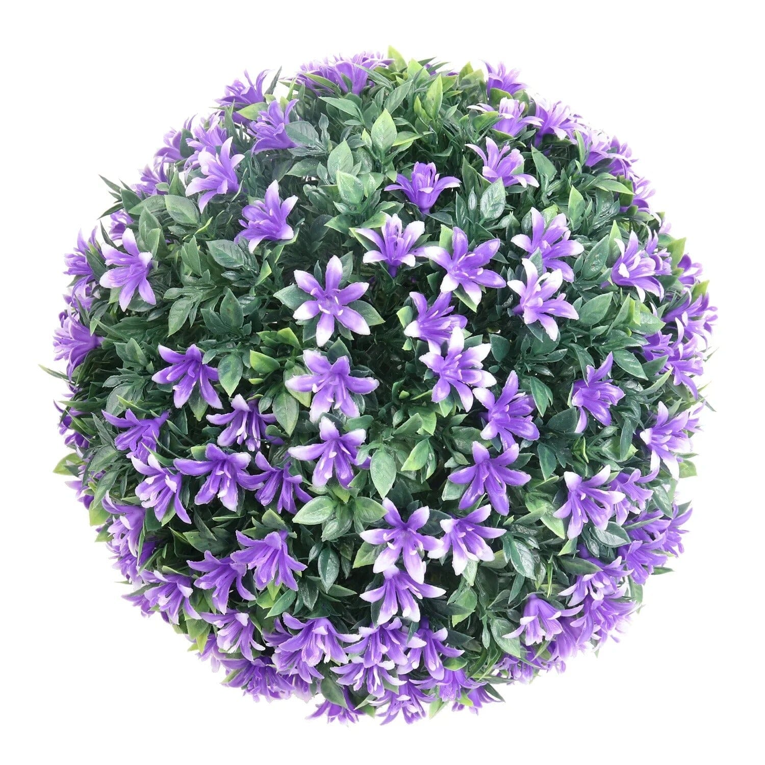 Plante Boule Artificielle avec Fleurs Violettes