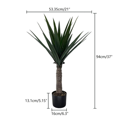 Plante d'intérieur artificielle Yucca – 94 cm