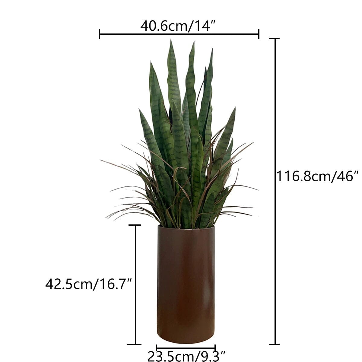 Plante Serpent (Sansevieria) Artificielle Haut de Gamme