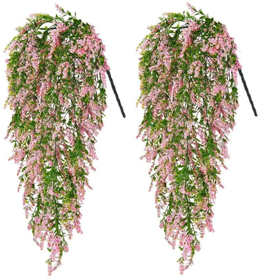 Plantes Suspendues Artificielles – Fleurs de Glycine (Lot de 2)