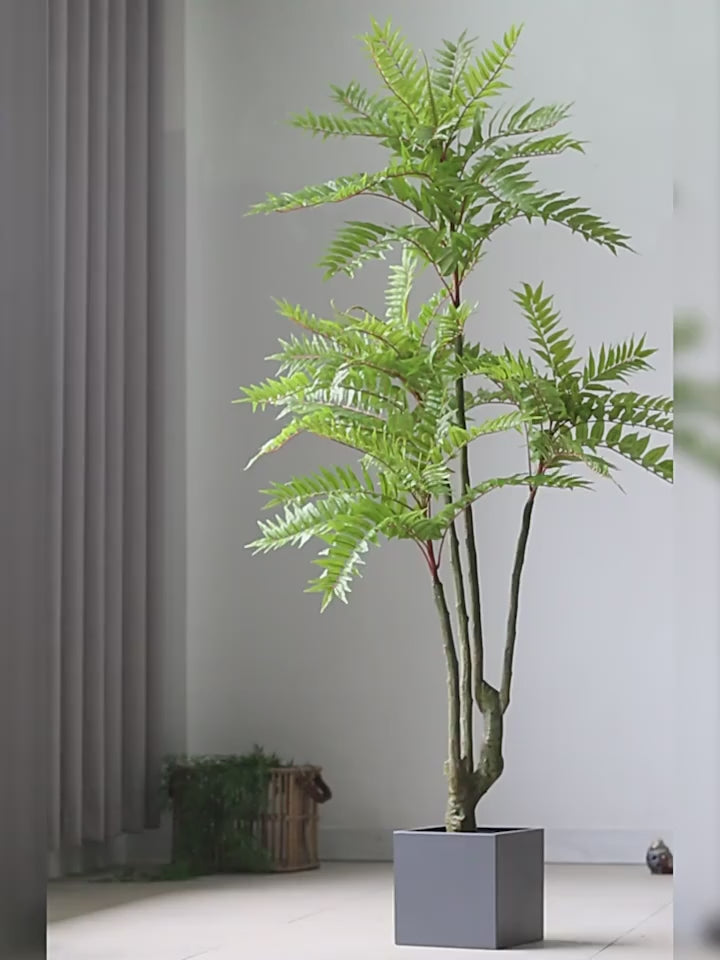 Grande Fougère Artificielle en Arbre 160 cm