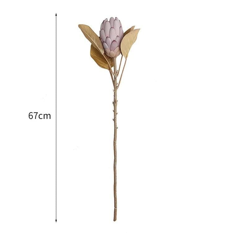 Protea Artificielle Réaliste - 67 cm