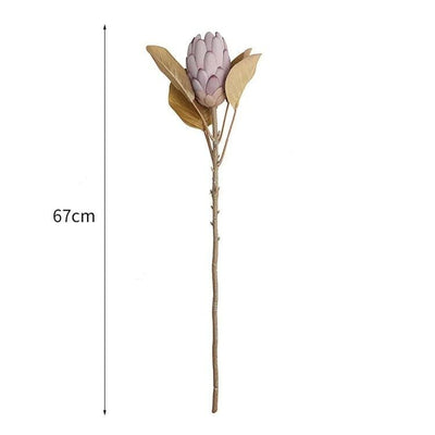 Protea Artificielle Réaliste - 67 cm