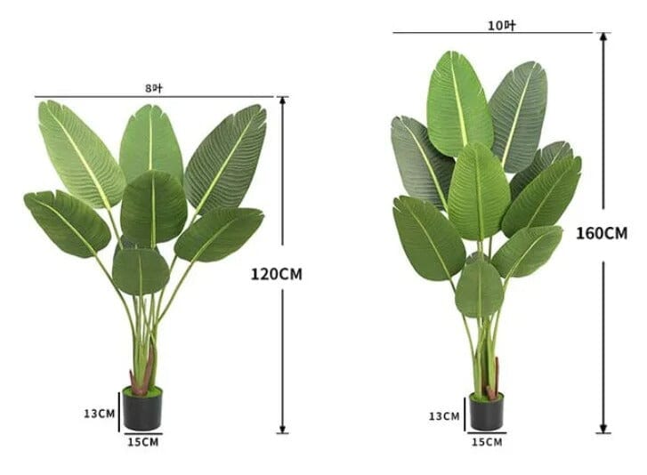 Strelitzia Artificiel en Pot (Oiseau du Paradis)