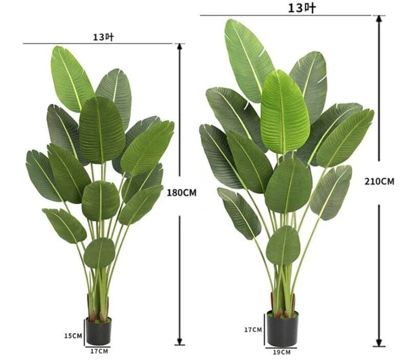 Strelitzia Artificiel en Pot (Oiseau du Paradis)