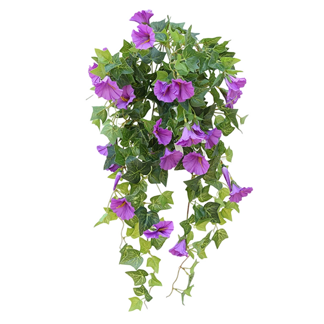 Lierre Artificiel avec Fleurs Violettes