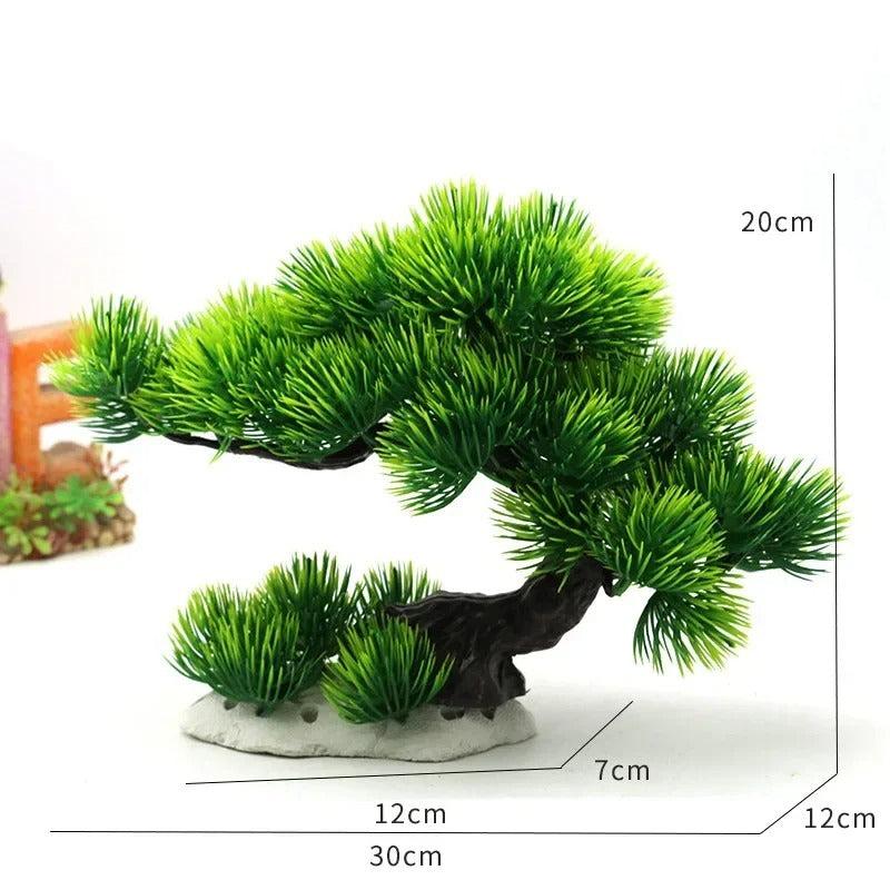 Grand Arbre Artificiel pour Aquarium - 30 cm