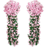 Guirlandes de Fleurs Artificielles Suspendues - Rose