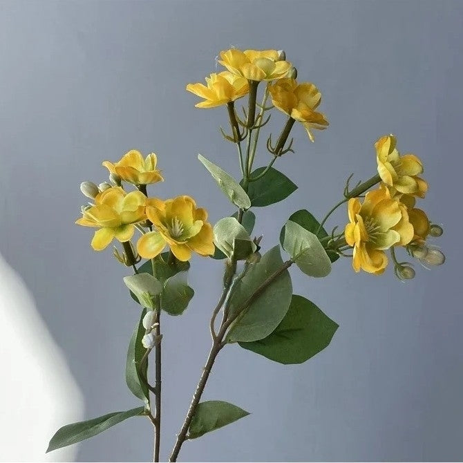 Fleur de Jasmin Artificielle Jaune 60 cm