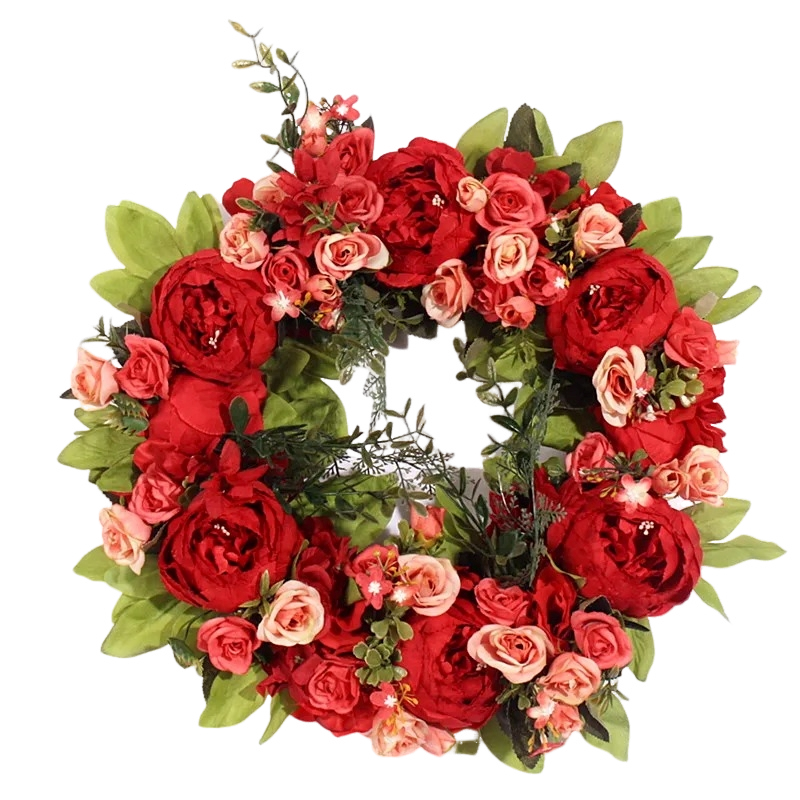 Couronne de Fleurs Artificielles – Roses d&