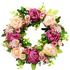 Couronne Florale Décorative – Pivoines et Roses Pastel