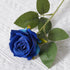 Rose Artificielle Bleue - 50 cm (Lot de 5)