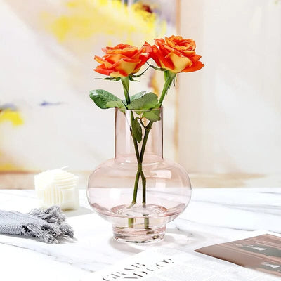 Vase Rose Transparent