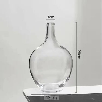 Vase Transparent Déco